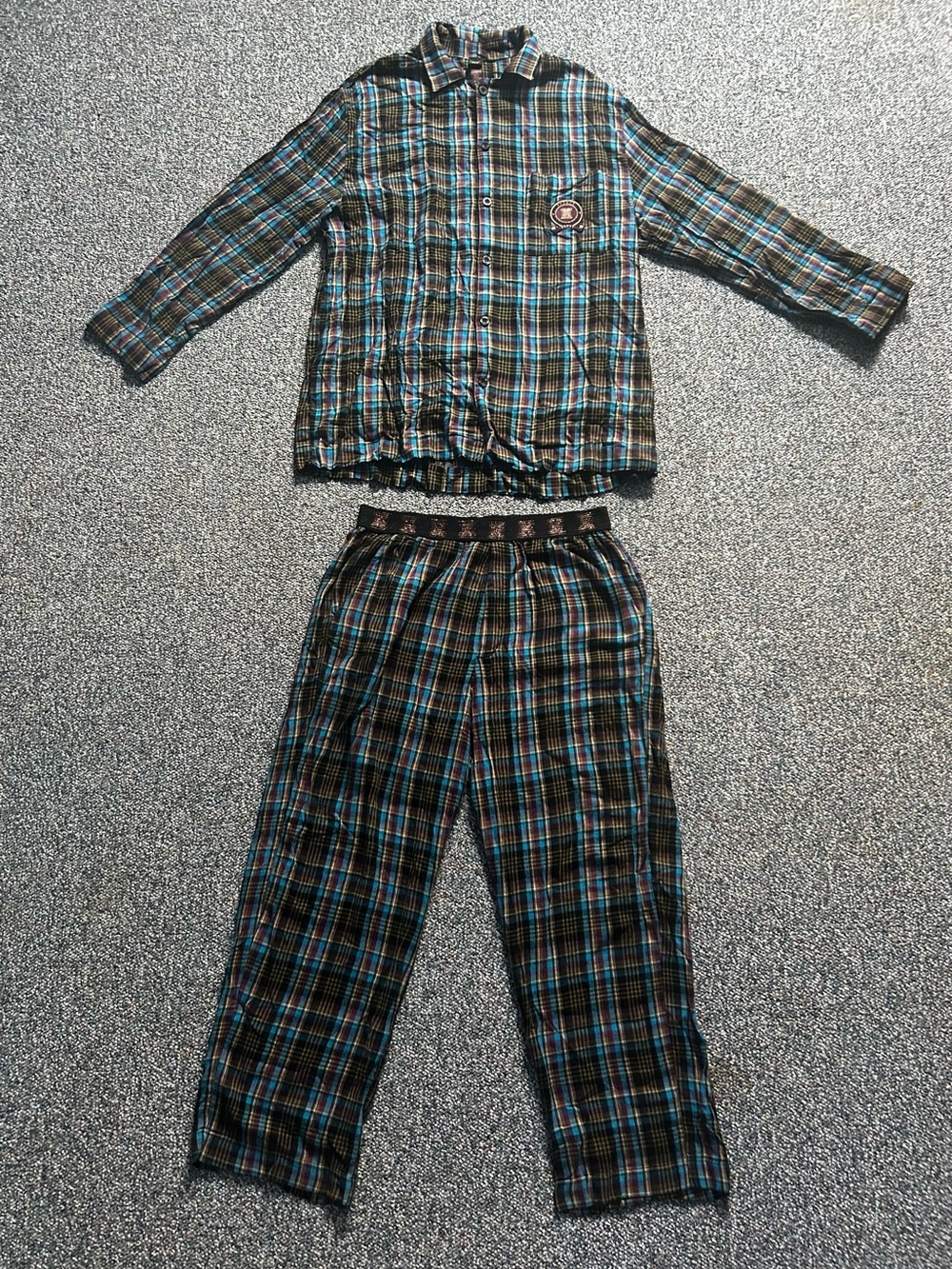 Savage X Fenty Men’s Tartan Plaid Pajama Set